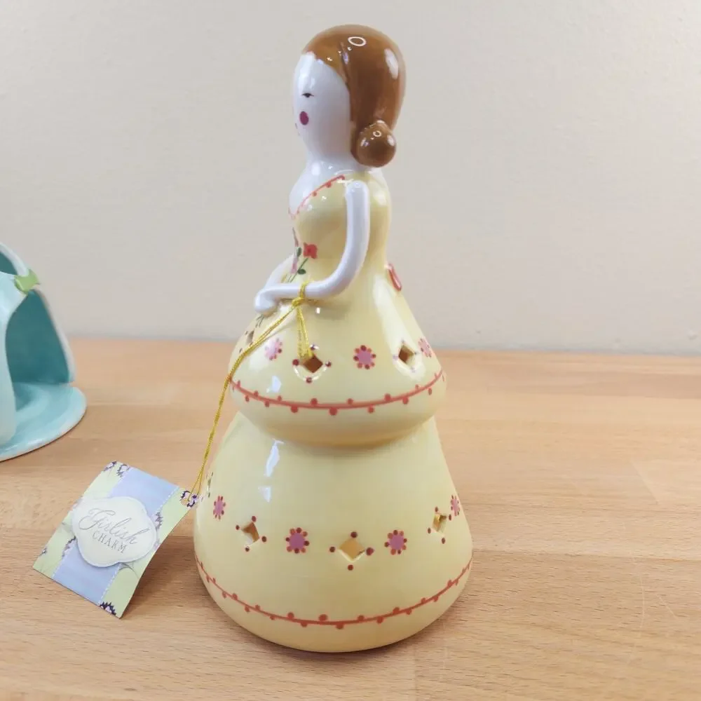 Girlish Charm Ceramic Candle Holders by Westland- Charlotte & Lilly